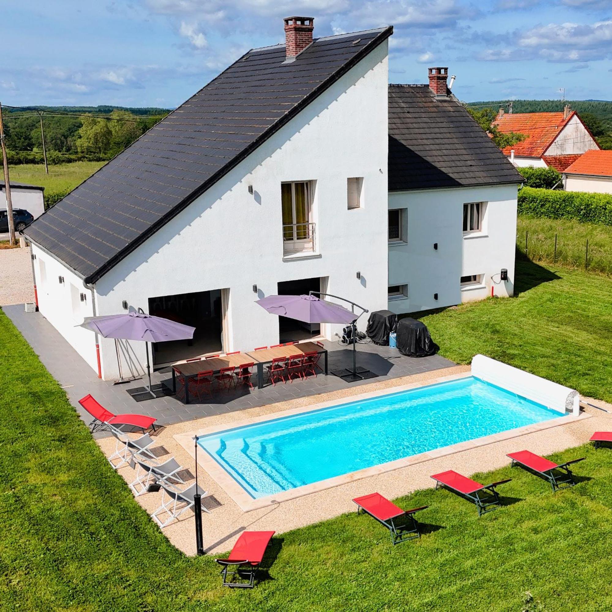 Les Retrouvailles Des Ducs By Vindihouses - Piscine Chauffe Toute L'Annee - Billard Magnien Zewnętrze zdjęcie